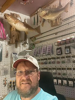 Working in the shop